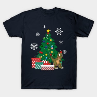 Ducky Around The Christmas Tree Land Before Time T-Shirt